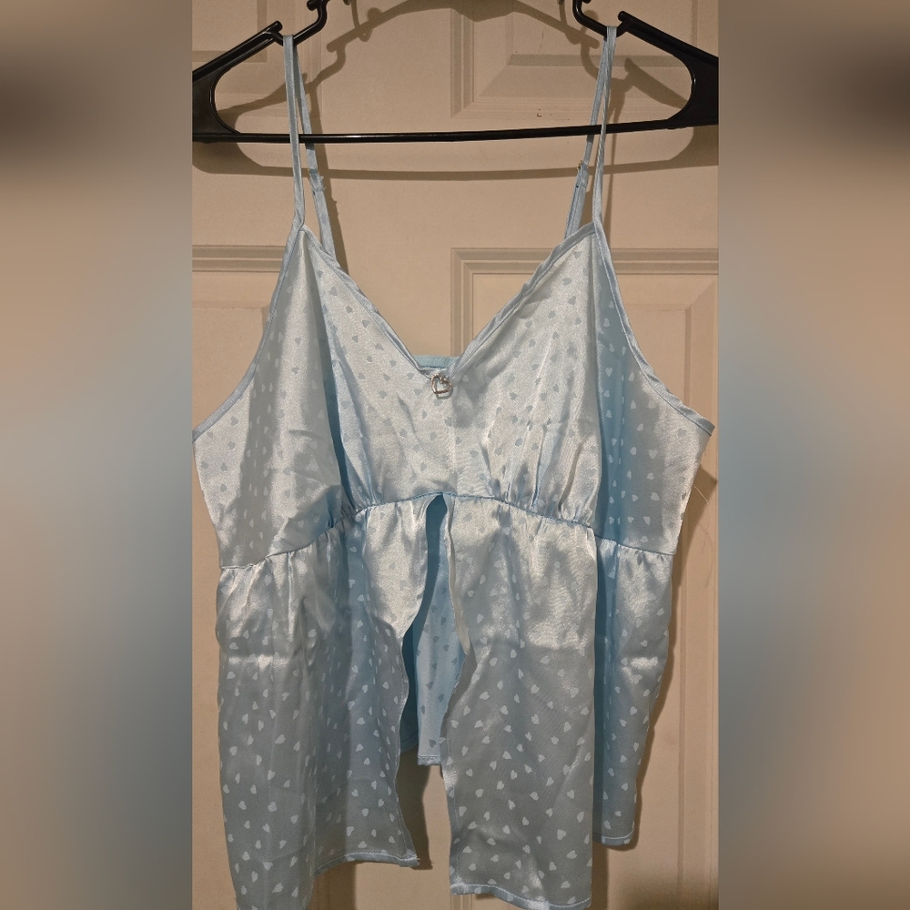 Heart Print Pajama Set